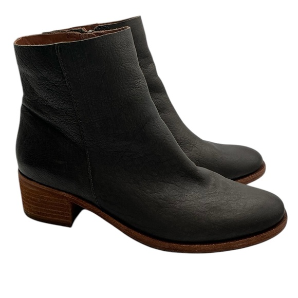 Kork-Ease Ankle Boots Womens 9M Gray Suede Zip‎ Up Bootie Casual - Picture 1 of 8